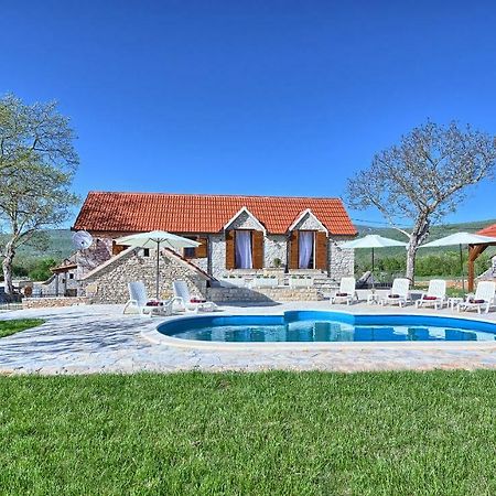 Pensjonat Dalmatia Stone House - Heated Pool Biorine Zewnętrze zdjęcie
