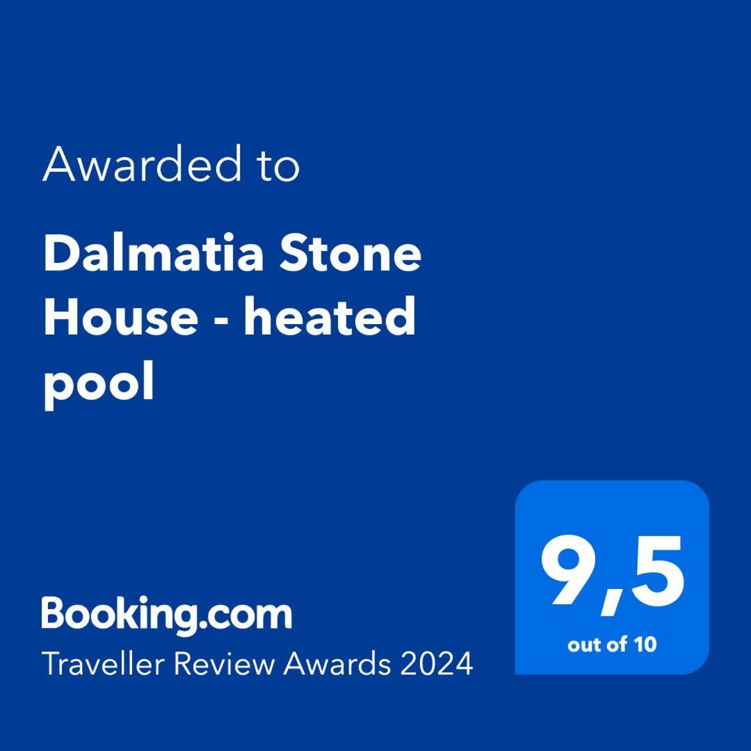 Pensjonat Dalmatia Stone House - Heated Pool Biorine Zewnętrze zdjęcie