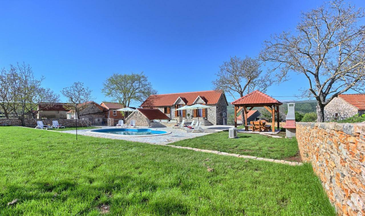 Pensjonat Dalmatia Stone House - Heated Pool Biorine Zewnętrze zdjęcie