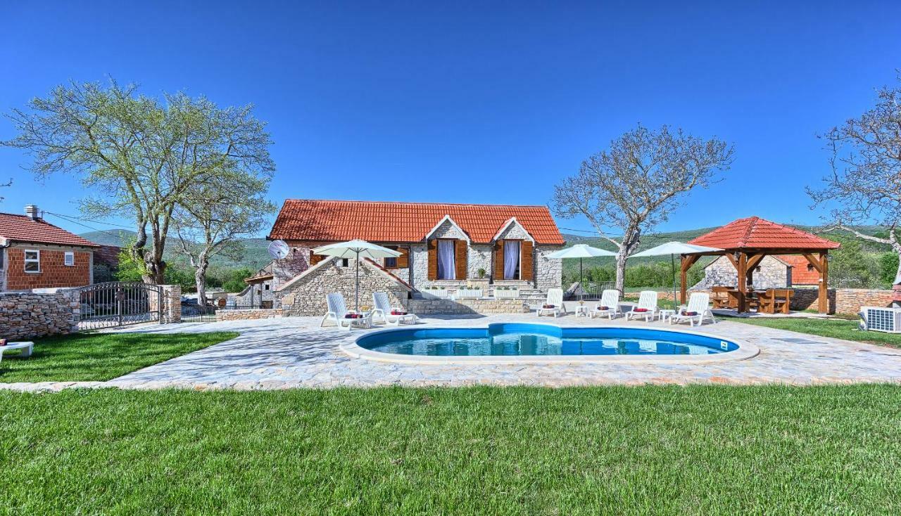 Pensjonat Dalmatia Stone House - Heated Pool Biorine Zewnętrze zdjęcie