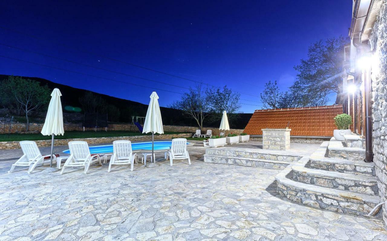 Pensjonat Dalmatia Stone House - Heated Pool Biorine Zewnętrze zdjęcie