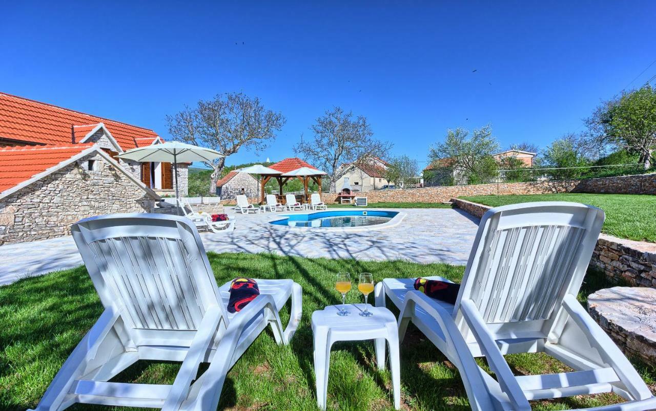 Pensjonat Dalmatia Stone House - Heated Pool Biorine Zewnętrze zdjęcie