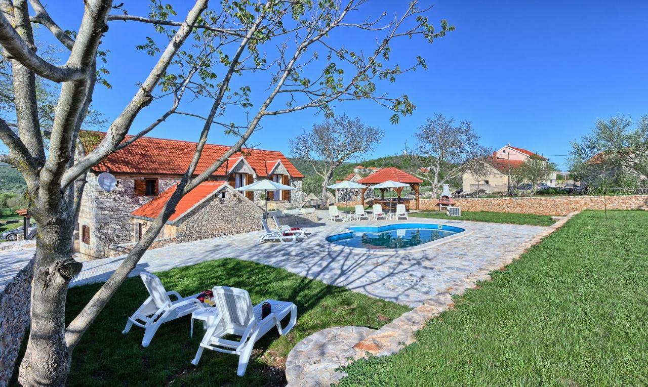 Pensjonat Dalmatia Stone House - Heated Pool Biorine Zewnętrze zdjęcie