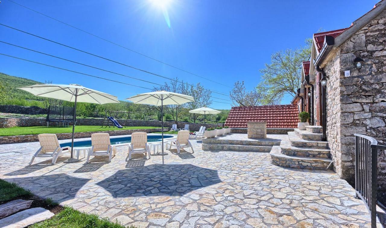 Pensjonat Dalmatia Stone House - Heated Pool Biorine Zewnętrze zdjęcie