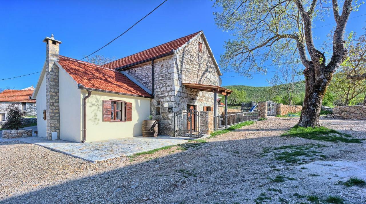 Pensjonat Dalmatia Stone House - Heated Pool Biorine Zewnętrze zdjęcie